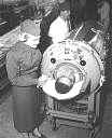 Transport of Patient in Iron Lung