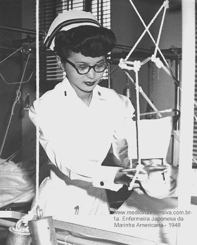 Primeira Enfermeira Japonesa da Marinha Americana - 1948
